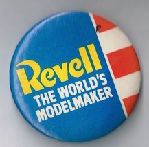 Revell the Worlds Modelmaker 2&quot; pin back button Pinback - £11.32 GBP