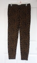 Hi-Line Madewell L Wildprint Giraffe Leggings Pants Ankle Zip 17151 - £17.16 GBP