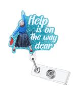 BEZTN Help is on The Way Dear Badge Reel Retractable ID Holder Nurse Gifts - $201.78 MXN BEZTN Help is on The Way Dear Badge Reel Retractable ID Holder Nurse Gifts - $201.78 MXN