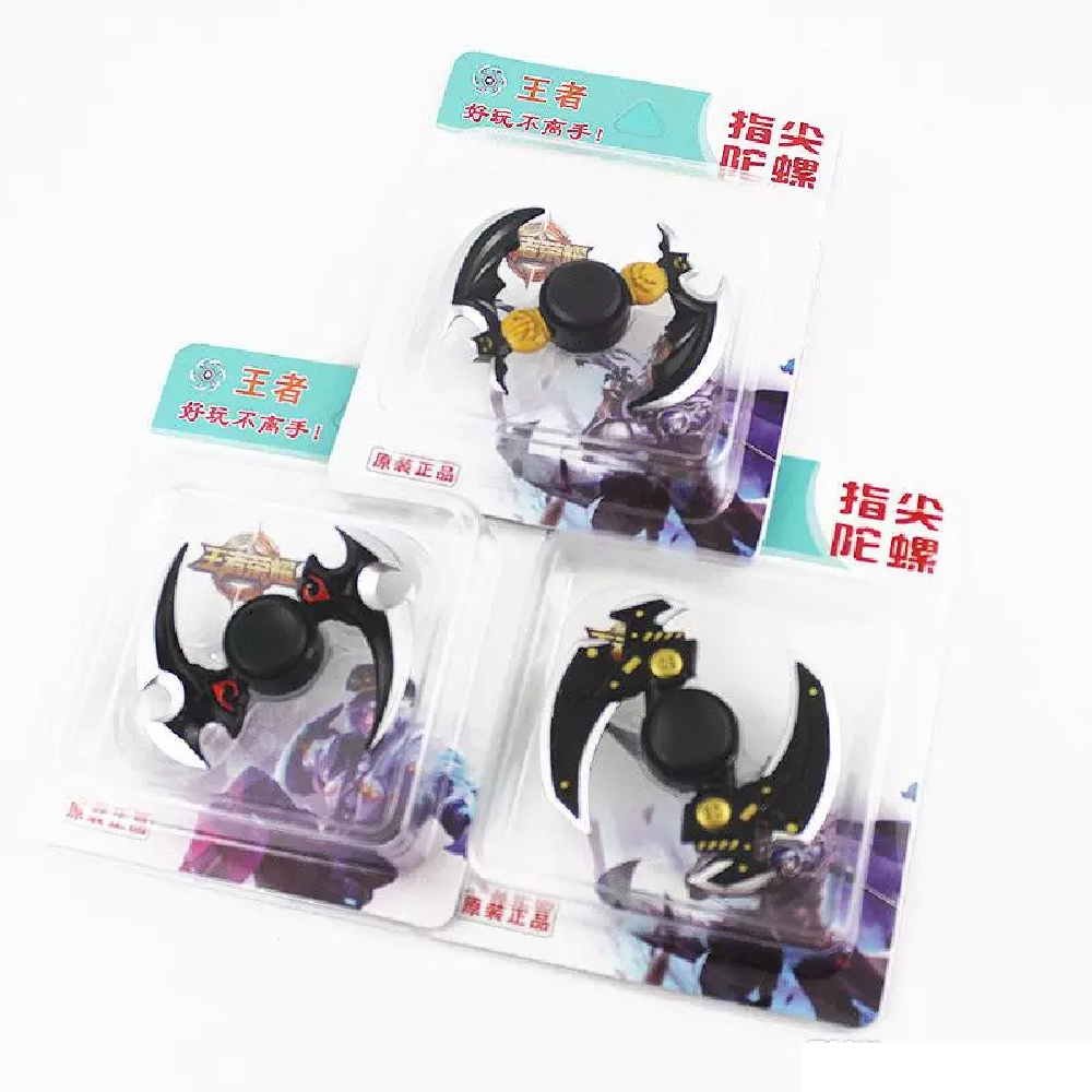 Metal King Glory Honor Boomerang Shape Darts Hand Fidget Spinner - 1x Ra... - $14.95