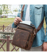 Genuine Leather Men Shoulder Bag Vintage Messenger Crossbody Sling Handbag - $144.04 CAD