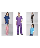 V Neck Grooming Smocks and Contrast Trim Tops Water Repellant Stylist Gr... - $510.94 MXN+