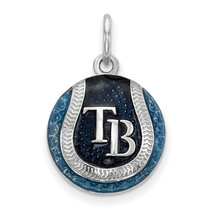 SS Tampa Bay Rays Small Enameled Baseball Charm - £62.35 GBP