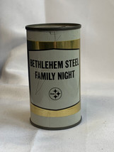 Vtg Bethlehem Steel Family Night Tin Can Coin Bank &quot;Buy Drinks in Cans&quot; ... - £63.26 GBP