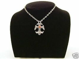 MYSTICA ACCESSORY CELTIC CROSS DESIGN ALLOY NECKLACE - $12.49