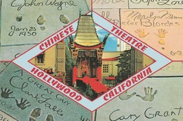 Postcard Chinese Theatre Footprints Hollywood California Unused Continen... - £4.73 GBP
