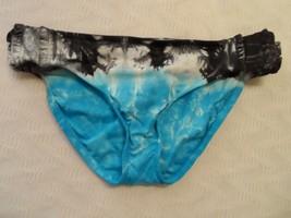 Lucky Brand Suddenly Summer Tab Side Hipster Bikini Bottom ONLY Turquoise S-$58 - $18.00