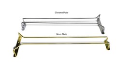 1 Pcs, Wire Glass, Hanger, 24&quot;, Rack, Shelf, Chrome Plated, Brass Plated,  - $14.99