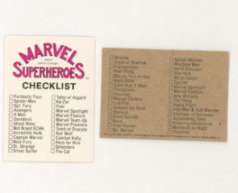 Comic Trading Card 1984 Marvel Super Heroes First Issue Covers ~ Checklist - $7.91