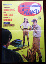 1964 Original Movie Poster Greed in the Sun 100.000 Dollars au Soleil Belmondo - £35.97 GBP