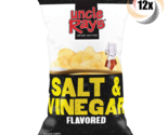 12x Bags Uncle Ray&#39;s Salt &amp; Vinegar Flavored Potato Chip | 3oz | Fast Sh... - £28.26 GBP