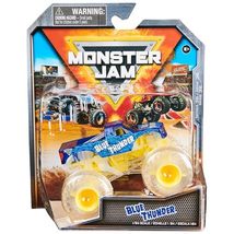 Monster Jam, Official Blue Thunder Chase Monster Truck, Die-Cast Vehicle... - $14.67