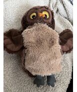 IKEA Vandring Uggla Owl Hand Puppet Brown Plush Soft Stuffed Animal 10&quot; ... - $22.34 CAD