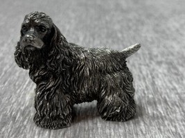 Vintage Cocker Spaniel 925 Sterling Silver Figure Dog Animal Figural MCM Art - $148.49