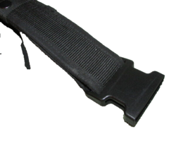 TACTICAL NYLON BELT hook/loop adjustment w/keepers black  (NW1-5) - $6.00