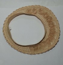 Women Natural Straw Visor size 52 (S)  Handmade in Guatemala #2 - £6.81 GBP