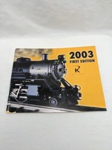 Set Of (2) Vintage Kline 2003 First And Second Edition Train Catalogs - £28.03 GBP