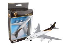 5.75 Inch Boeing 747 UPS 1/484 Scale Diecast Airplane Model - $19.79