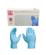 Basic Synguard Nitrile Exam Gloves Small Blue 100/Bx NGPF-7001 - $10.00