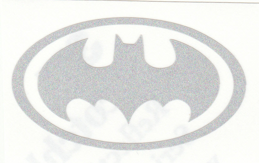 REFLECTIVE Batman silver fire helmet die cut decal RTIC window sticker - $3.46