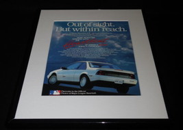 1991 Chevrolet Chevy Berretta 11x14 Framed ORIGINAL Vintage Advertisement - £27.17 GBP