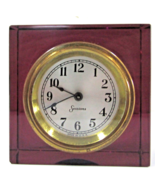 Vintage Sessions Amethyst Glass Square Wind Up Clock - $49.50