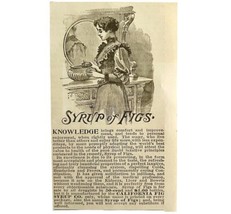 Syrup Of Figs Digestive Medicine 1894 Advertisement Victorian Laxative 4 ADBN1z - £11.84 GBP