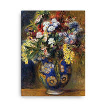 Pierre Auguste Renoir Flowers in a Vase 1878 01 Canvas Print - £79.13 GBP+