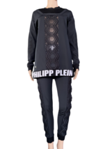 Philipp Plein black leisure suit, xs/s - £385.44 GBP