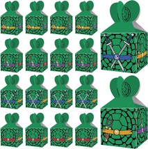 20 PCS Super Turtle Party Candy Boxes Party Favor Gift Boxes for Green T... - £27.58 GBP