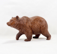 VIntage Red Mill Brown Bear Pecan Shell Figurine Rustic Cabin Decor - £18.46 GBP