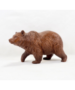 VIntage Red Mill Brown Bear Pecan Shell Figurine Rustic Cabin Decor - $24.70