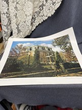 Vintage Photo Print Missouri Tourism Governors Mansion Jefferson City 16”x20” - £10.87 GBP