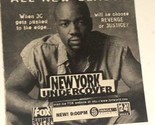 New York Undercover Tv Guide Print Ad Malik Yoba TPA8 - $5.93