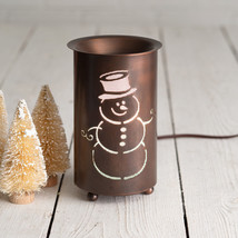 Snowman electric wax warmer in Antique Copper Finish - £23.93 GBP