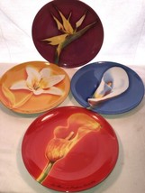 4 Givenchy Perfumes PLATES  Flowers Porcelain Givenchy Exclusive Design - $29.99