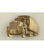 *Vintage The Great American Brass Belt Buckle Trailer Truck - $37.18 CAD