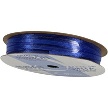 OFFRAY Spool o Ribbon 1/8&quot; x 10 Yds NEW Spool, 100% Polyester BLUE - £4.75 GBP