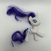 Rarity Unicorn G4 My Little Pony Friends of Equestria 2016 Brushable MLP FiM 3&quot; - £4.45 GBP