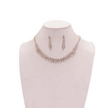 Rhinestone Necklace Set - £16.41 GBP