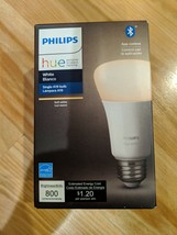 Philips Hue White A19 Dimmable LED Smart Bulb w/ Bluetooth, ZigBee - $11.18