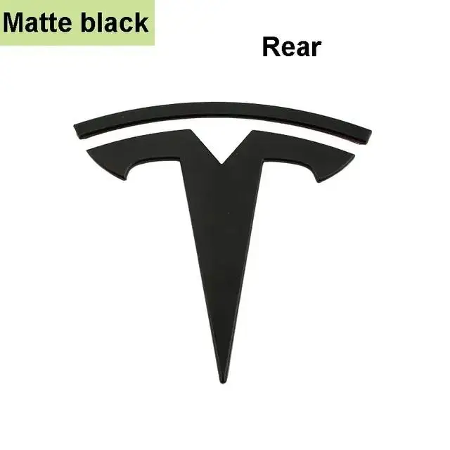 ABS Car Front Hood Bonnet Emblem Cover Sticker for Tesla Logo Model 3 Mode S Mod - £21.89 GBP