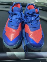 Size 7 (GS) - Adidas D.O.N. Issue #4 x Marvel Low Spider-Man Blue Red | ... - $74.24