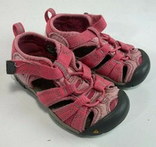 KEEN Water Outdoor Hiking Sandal Girls Toddler Size 6 Pink - £15.56 GBP