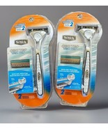 Pack Of 2 Schick Quattro Titanium Coated Blades 1 Razor, 2 Cartridges 4 ... - $347.25 MXN