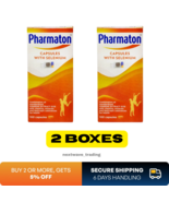 2 X 100s Pharmaton Capsules with Ginseng and Selenium Energy Booster Per... - $133.25