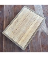 Vintage Butcher Block Footed Cutting Board  Heavy Duty 14x10” - €27,92 EUR