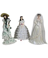 SAN FRANCISCO MUSIC BOX GONE WITH WIND SCARLETT O&#39;HARA WHITE DRESS Weddi... - $138.60