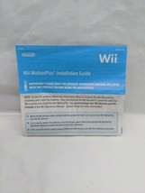 Nintendo Wii MotionPlus Installation Guide Manual - $8.90