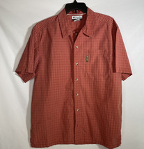 Columbia Sportswear Company Plaid Button-down Short Sleeve Shirt Men&#39;s L... - £7.56 GBP